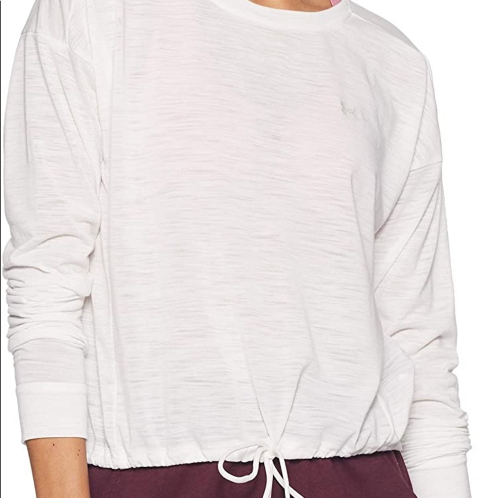Under Armour Whisperlight White Cropped Cover Up